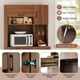 thumbnail image 6 of Costway 66" Pantry Cabinet Tall Kitchen Storage Cabinet with Charging Station Brown, 6 of 11