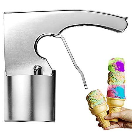 

Square Ice Cream Ice Cream Scoop Stainless Steel big ice cream scoop With Spring-powered Trigger Big Volume Scoop Old Fashion Style scoop Nostalgic Scoop Easy To Clean