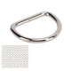 thumbnail image 3 of Anillos en D de metal, 100 piezas Anillos en D de metal Collar para perro Anillos en D Anillos en D Meticulosamente diseñados, 3 of 8