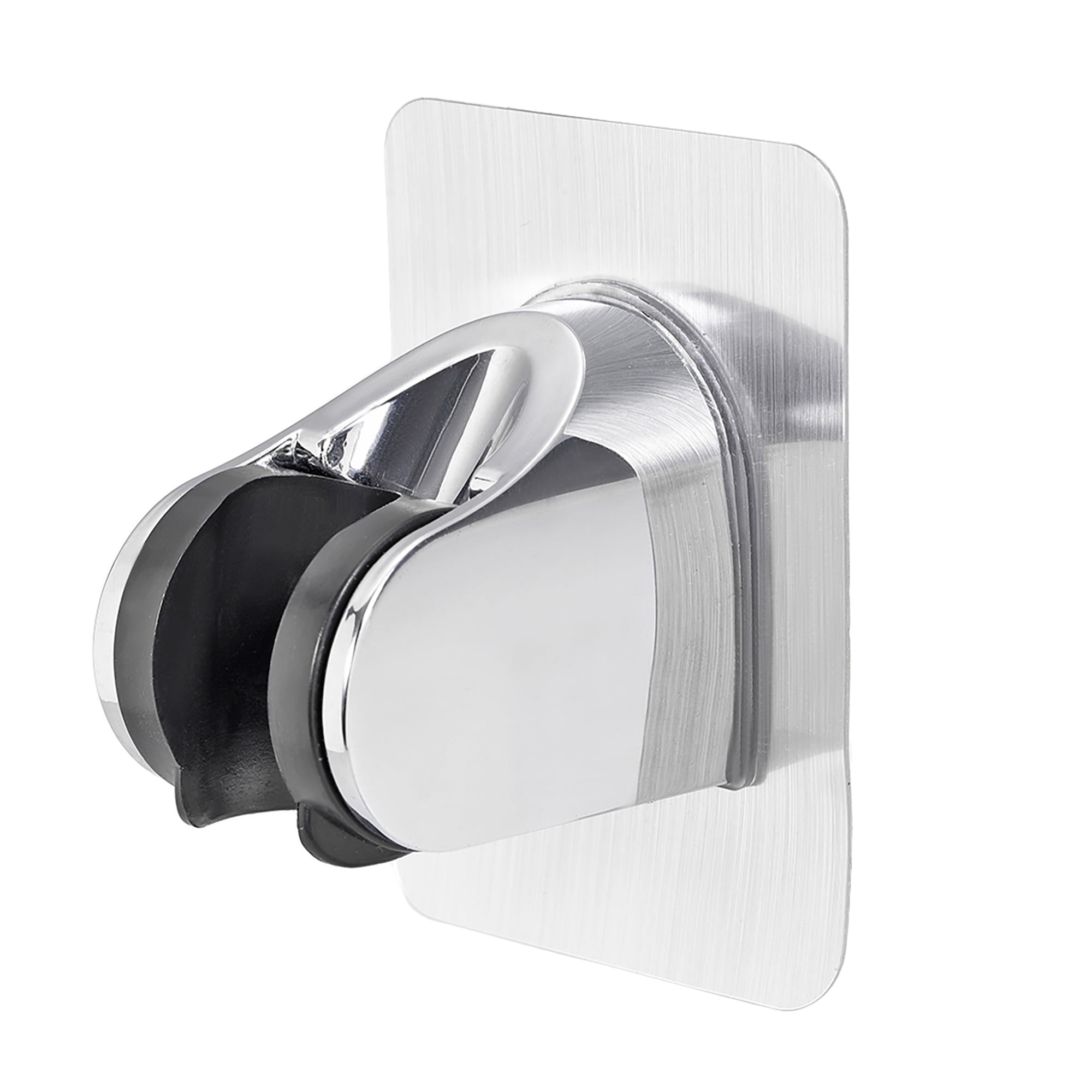 Shower Head Holder, Adjustable Adhesive ABS Wall Mount Handheld Shower