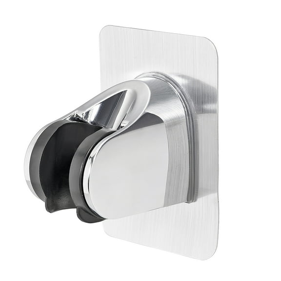 Uxcell Adjustable Adhesive ABS Wall Mount Handheld Shower Head Holder