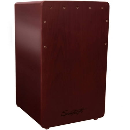 Sawtooth Satin Mahogany with Gloss Cherry Mahogany Back and Sides Standard Size Cajon