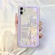 thumbnail image 3 of Violent Bear 3d Soft Tpu Phone Case para Iphone 13 Pro Max (púrpura) Feliz Sencillez, 3 of 4