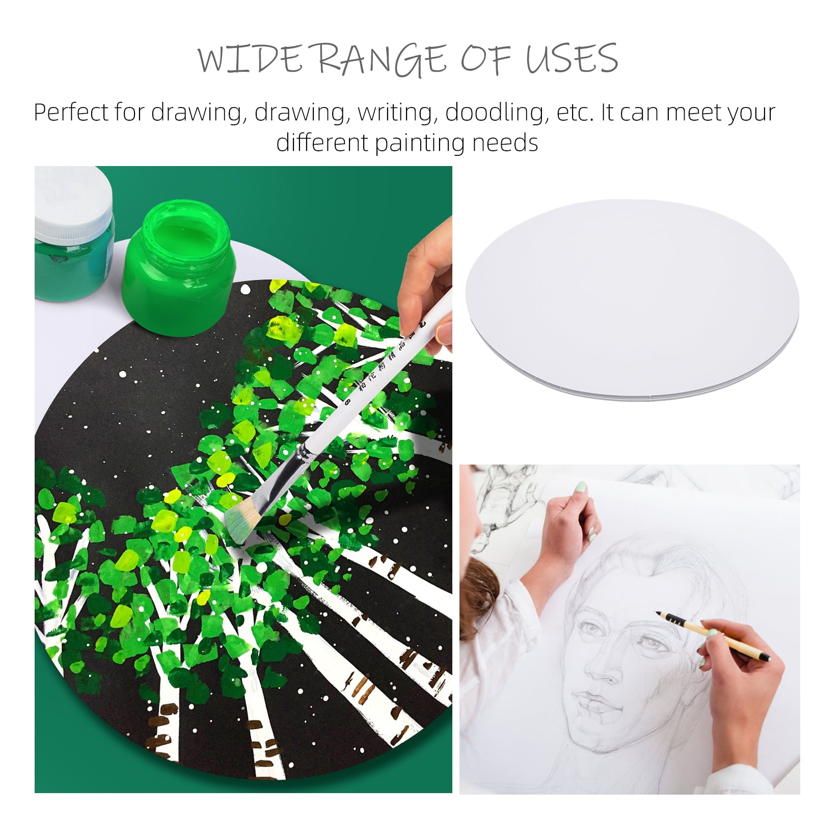 50 Pcs DIY Painting Cardboard DIY Drawing Paperboard Artist Sketch Drawing Paperboard