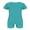 Turquoise, variant on iiniim Kids Boys Girls Short Sleeves Ballet Dance Unitard Gymnastics Leotard Athletic Biketards Sports Bodysuit