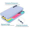 thumbnail image 4 of Cell Phone Cases for 6.6" Galaxy A14 5G, Liquid Silicone Gel Rubber Shockproof Case Ultra Thin fit Galaxy A14 5G Case Slim Matte Surface Cover for Samsung Galaxy A14 5G 2022 -Purple, 4 of 8