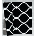 thumbnail image 5 of United Weavers Drachma Freya Modern Trellis Runner Rug, Black, 2'7" x 7'4", 5 of 5