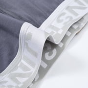 TANBOM Men's Bamboo Viscose Long - Leg Boxer Briefs Breathable Bulge Enhancing Design Multi Pack L