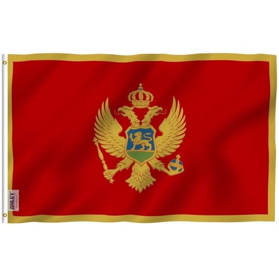 ANLEY 3 ft x 5 ft Montenegro Flag - Montenegrin Flags Polyester