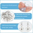 thumbnail image 6 of 1 Box 120Pcs Leverback Earring Findings Stainless Steel Earring Hooks Bulk Silver French Lever Back Ear Wires Small Huggie Making Supplies DIY Craft Beginner Women Stainless Steel Color 1box, 6 of 9
