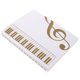 thumbnail image 2 of Carpeta de música portátil Carpeta de archivos A4 de uso diario Carpeta de archivos transparente Carpeta de almacenamiento de oficina, 2 of 8