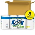 Scott RapidDissolving Toilet Paper, 8 Double Rolls