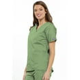 thumbnail image 3 of Cherokee V-Neck Scrub Top for Women with 3 Pockets & Dolman Sleeve - 4700, 3 of 6