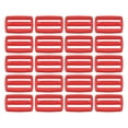 thumbnail image 1 of Unique Bargains Boucles Coulissantes Tri-Glide Rouge Foncé, 100 Pack, 1 of 5