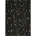 thumbnail image 4 of Nourison Grafix Floral Black 5'3" x 7'3" Area Rug, (5x7), 4 of 9