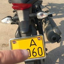 GOOHOCHY Alloy License Plate Screws for Motorbike with Firm Fixation 6mm