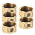 thumbnail image 1 of CUITING Hose 5 Pcs Brass End Plug Garden Cap Caps Female Faucet Cover, 1 of 6