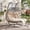 Beige/Gray, variant on Omniberg Double Egg Swing Chair with Stand, Oversized 2-Person Outdoor Indoor Hanging Hammock Swing Chairs with Removable Fluffy Cushions, Porch Swing Loveseat for Balcony Indoor Yard, Gray/Gray