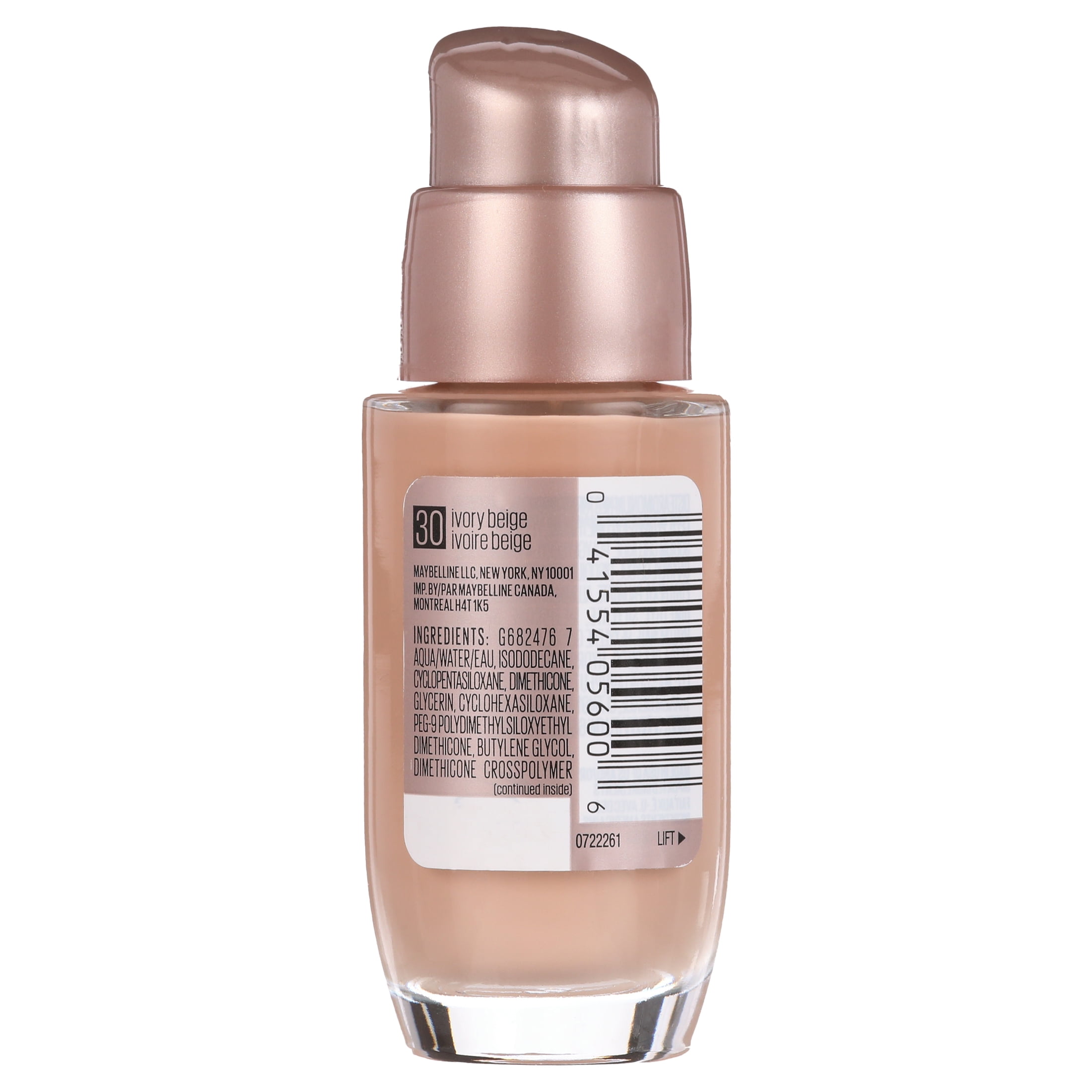 Maybelline Dream Satin Mousse Foundation Makeup, 30 Ivory Beige, 1 fl oz