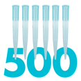 thumbnail image 1 of Pipette Tips Kashi Scientific Universal, 1 ml, 500 puntas/bolsa, 1 of 6