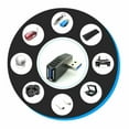 thumbnail image 2 of QHUDLV 90 Degree USB 3.0 Male To Female Adapter Connector 2024 Angle Exte Extender New, 2 of 9