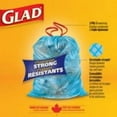 thumbnail image 3 of Glad Blue Recycling Bags - Large 90 Litres, - 30 Trash Bags, 3 of 5