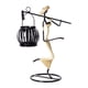 thumbnail image 3 of Lámpara de vela LED de escritorio, soporte para farol, decoración del hogar, centro de mesa, regalos, candelabro, candelabro para oficina, hogar, mesa Caqui, 3 of 9