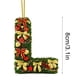 thumbnail image 2 of Artesanías Decorativas Adornos Navideños De 26 Letras, Acrílicos 2D, Monogramas Decorativos Con Gorro De Papá Noel Para Manualidades, Árbol De Navidad Y Decoración Del Hogar (1 Unidad) Rkxzt, 2 of 9