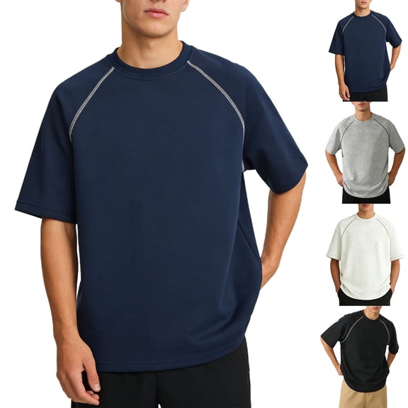 Daiosportswear Men'S Upf 50 Rashguard Tee Short Sleeve Running Shirt Hiking Workout Shirts White XL(XL)