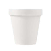 Ikohbadg Set of 5 Multi-color 200ml Plastic Cups for Ice Cream, Beverages & Desserts with Reusable Lids