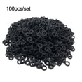 thumbnail image 1 of 100 Pieces Trumpet Felt Rings Cushion Cushion Copper Instrument Replacement, 1 of 7
