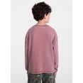 thumbnail image 3 of Weekend Academy Boy's Washed Thermal Tee with Long Sleeves, Sizes 4-18, 3 of 7