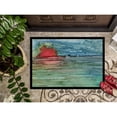 thumbnail image 3 of Abstract Sunset on the Water Doormat 18x27, 3 of 4