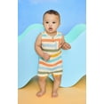 thumbnail image 2 of Garanimals Baby Boys Striped Knit Tank Romper, Sizes 0M-24M, 2 of 4