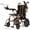 Leopard Print, variant on Aoemoe Electric Wheelchair, 15+ Miles Long-Range (397LBS) Lightweight Portable Electric Wheelchair for Adults, USB Phone Charger & Reading Light, Smart Motorized Mobility Scooter with 360° Joystick