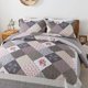 thumbnail image 3 of HoneiLife Juego de ropa de cama King Quilt – Juego de edredón de microfibra de 3 piezas, colchas ligeras, colchas reversibles, funda de cama retro, edredón tamaño King para todas las estaciones, color, 3 of 5