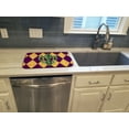 thumbnail image 3 of Mardi Gras Fleur de lis Purple Green and Gold Dish Drying Mat, 3 of 7