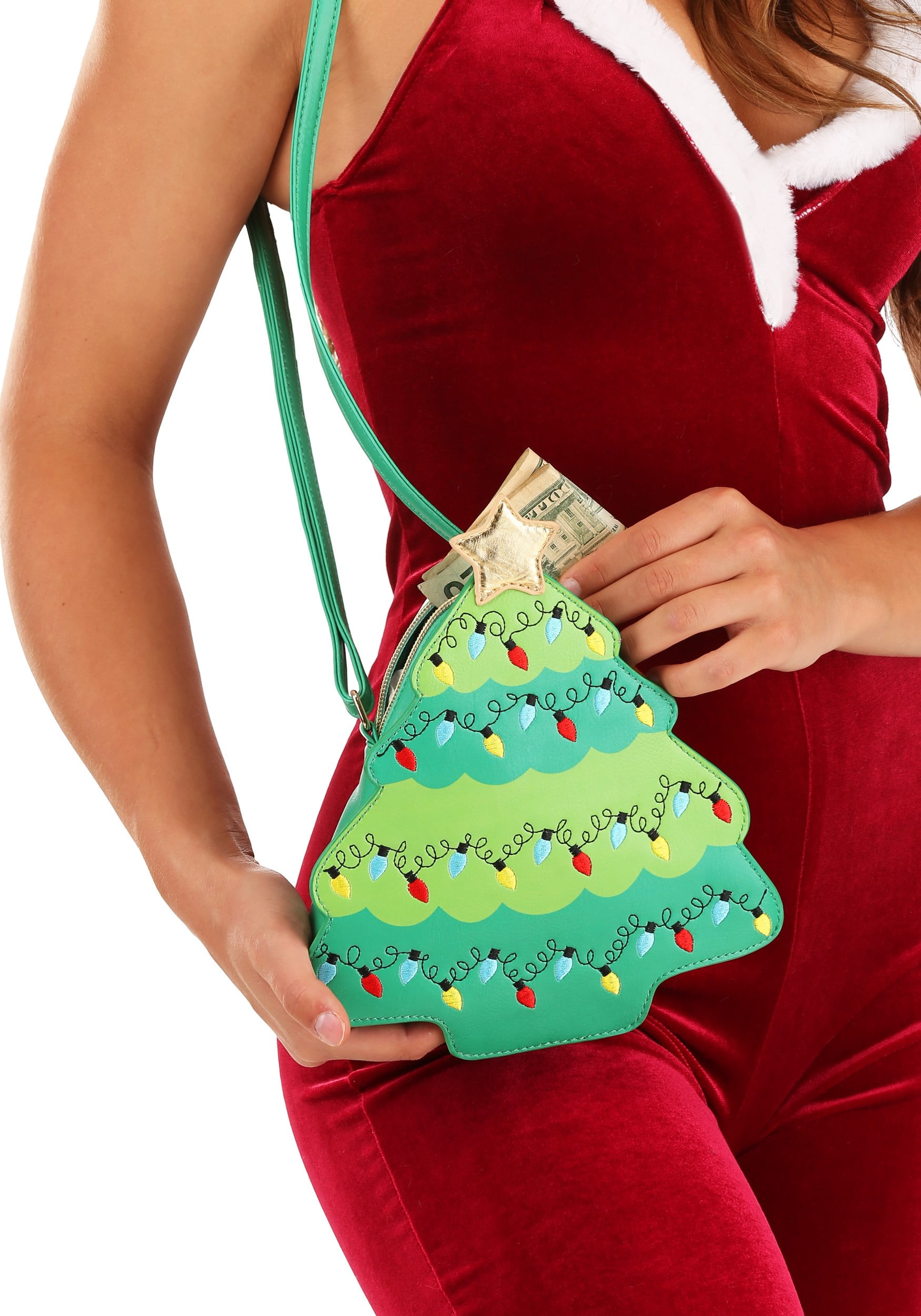 Cute Elf Christmas Decorations Womens fashion Handbags Shoulder Bags Handle Satchel