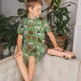 thumbnail image 4 of Fotbe Cows And Calves Pijama Estampada de 2 Piezas para Niños – Ropa de Dormir de Manga Corta Cómoda para Niños y Niñas, Camiseta y Shorts de Algodón-3X-Large, 4 of 6