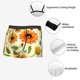 thumbnail image 3 of Fotbe Sunflowers And Butterflies Calzoncillos Tipo Boxer con Bolsa de Soporte Total para Hombre, X-Temp Fresco, Transpirable y de Secado Rápido-Large, 3 of 5