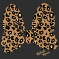 thumbnail image 2 of Women's Mickey & Friends Cheetah Print Minnie Mouse Bow Racerback Tank Top Black Heather 2X Large, 2 of 4
