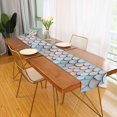 thumbnail image 2 of Yayeee Table Runner 70 inches Long Home Kitchen Dinning Party Decoration, Blue Shimmering Pattern, 2 of 7