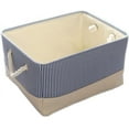 thumbnail image 1 of Panier Décoratif Rectangulaire Bac de Rangement en Tissu, 1 of 5