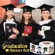 thumbnail image 3 of Paquete de 500 pegatinas para celebrar la graduación, para álbumes de recortes, tarjetas, fotos de diplomas y fiestas, 3 of 8