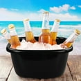 thumbnail image 5 of 3-Pack 16 Quart Black Plastic Dishpans for Home Use, 5 of 6