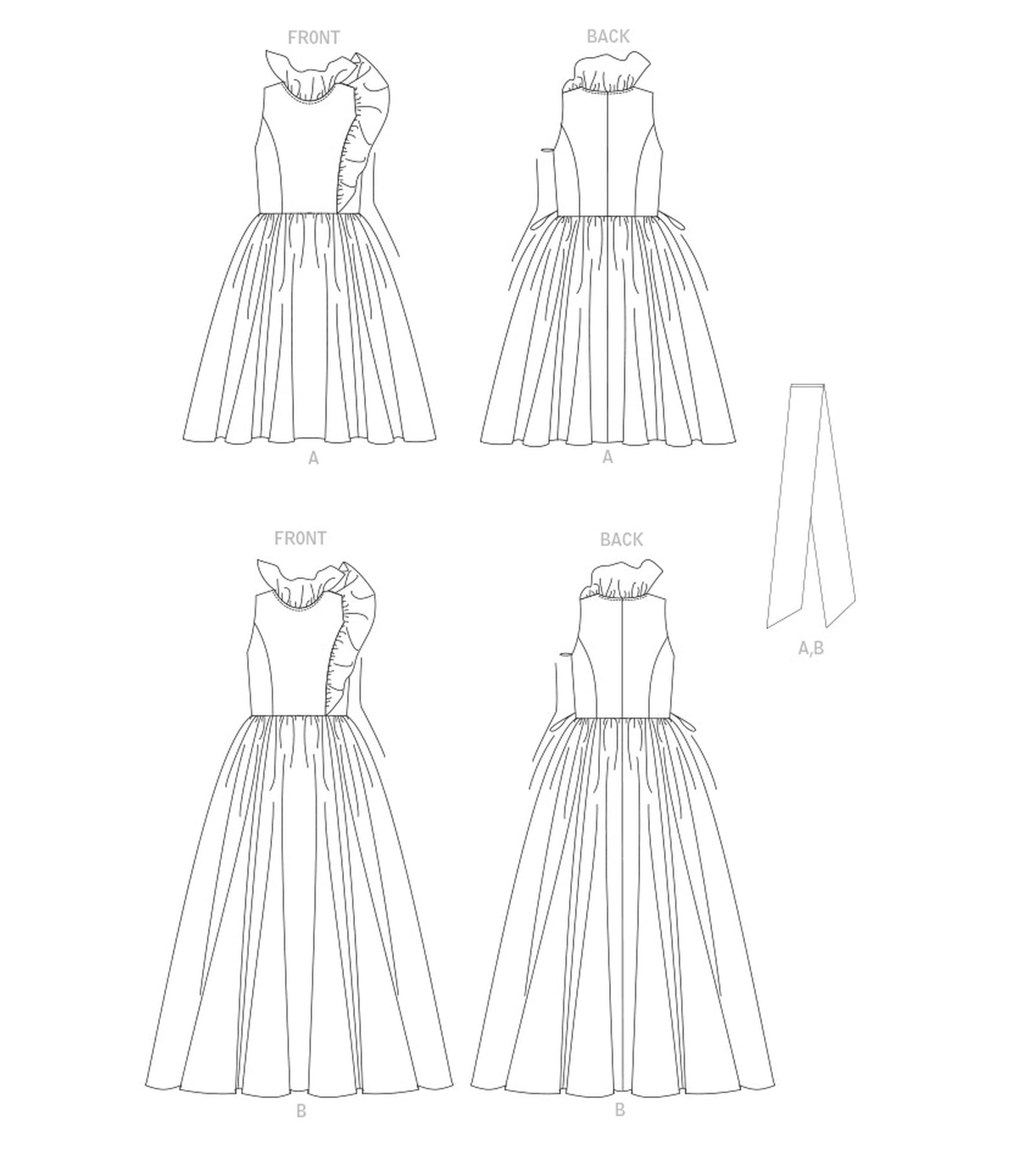 Vogue Sewing Pattern V1861 - Misses' Special Occasion Dress