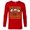 New Red, variant on Disney 100 and Pixar’s Toy Story Alien Face Ooooh D100 - Long Sleeve T-Shirt for Men - Customized-White