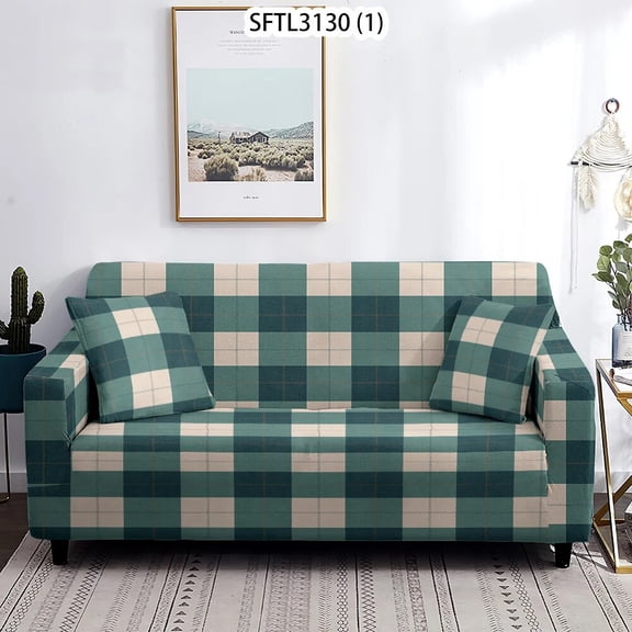LatticeCover Sofa L Shape Anti-Dust Corner Shaped Chaise ElasticTexture Sofa Seat Cover Longue Sofa Slipcover 1Pc
