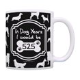 thumbnail image 1 of ThisWear 75th Birthday Gifts for All in Dog Years I Would be 525 Birthday Coffee Mug Gift Black, 1 of 4