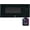 Black, variant on Ge Profile Pchk11s1w 24" Wide 1.1 Cu. Ft. 800 Watt Built In, Countertop Microwave - Black